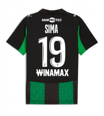 RC Lens Abdallah Sima #19 Venkovní Dres 2025-26 Krátkým Rukávem RC Lens Abdallah Sima #19 Venkovní Dres 2025-26 Krátkým Rukávem